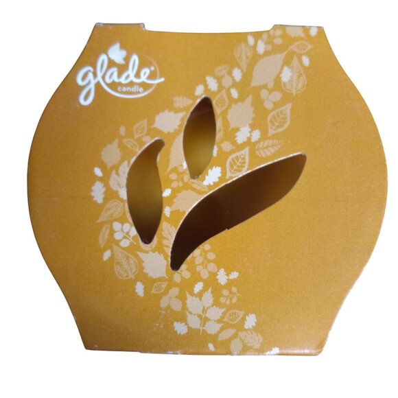 Glade Scented Candle Maple Tree Inn 3.8 Oz Glass Jar Autumn Decor Lot of 3 NEW - Picture 3 of 6